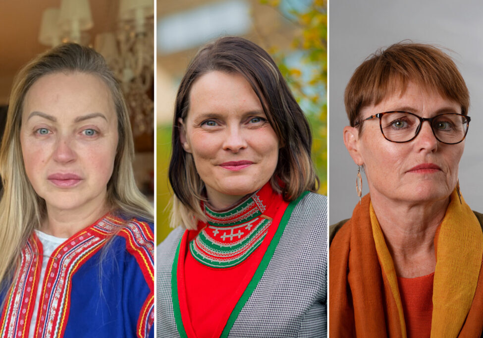 Fra venstre: Tone Bull, Inga Márjá Steinfjell og Eli Skogerbø.